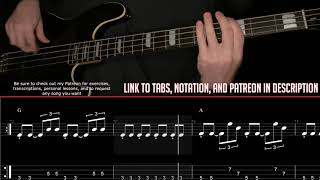 Video thumbnail of "Steely Dan - Reelin' In The Years (Bass Line w/ tabs and standard notation)"