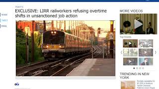 Breaking News: LIRR work slowdown thanks to Pat Foye & Wall St!