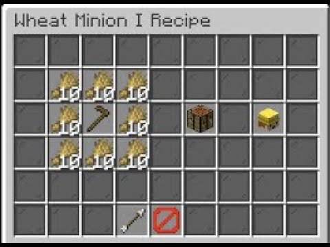 How To Make A Wheat Minion Youtube