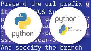 pip install from git repo branch