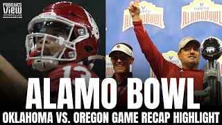 Oklahoma Sooners vs. Oregon Ducks Alamo Bowl Game Recap Highlight Tape | Sideline Cam
