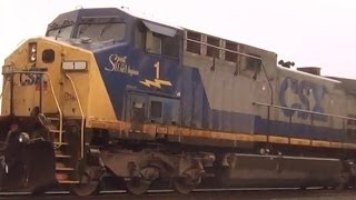 CSX Engine #1 on Q364 Train