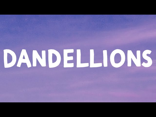 Ruth B. - Dandellions (Lyrics) class=