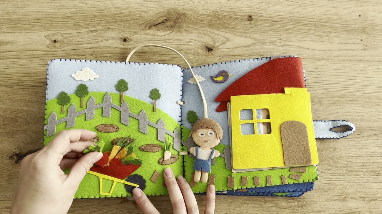 Моя первая тихая книга – вдохновение для наших приключений с фетровыми историями!