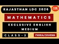 RAJASTHAN LDC 2026 MATHEMATICS EXCLUSIVE ENGLISH MEDIUM CLASS 3