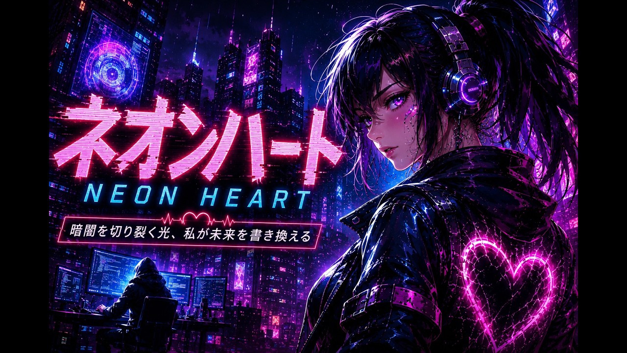 Cyberpunk Synthwave】⚡ ネオンハート (Neon Heart) | Original Anime