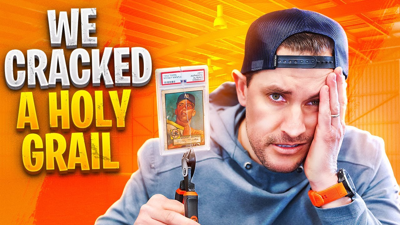 WE DESTROYED a 1952 MICKEY MANTLE..... PSA SLAB! (EP #25)
