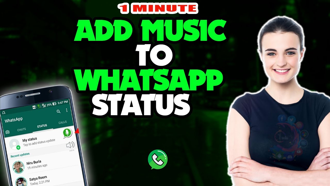 How to add music to whatsapp status 2024 Quick  Easy