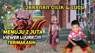 Jaranan anak kecil lucu// cover Safitri Putro