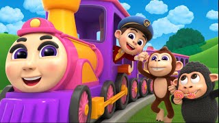 Choo-Choo Train Adventure | Fun Kids 3D Animation & Nursery Rhymes 🚂