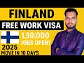 Finland Free Work Visa 2025 | 1,50,000 Jobs Open! #FinlandVisa2025 #FreeVisa #FinlandJobs #WorkVisa