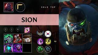 Sion Top vs Gnar - KR Challenger Patch 26.08