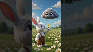 Bibi and the Lonely Cloud ☁️ #shorts #3danimation #cutebunny