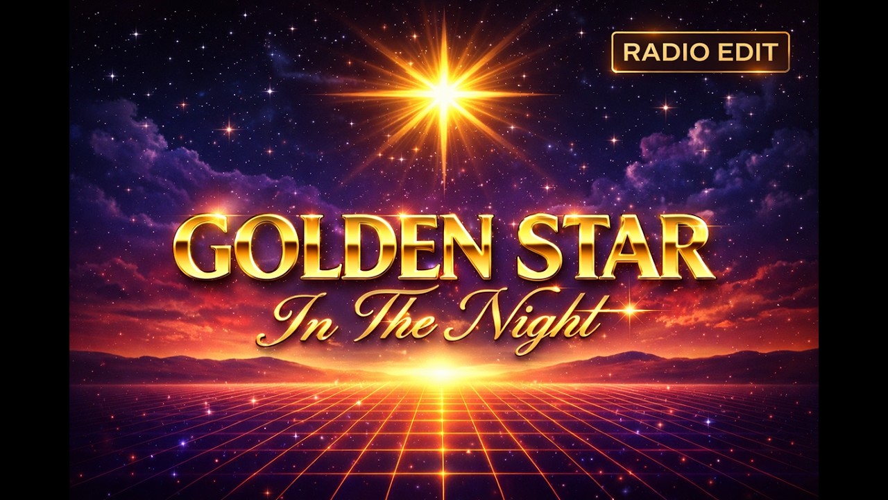 Golden Star In The Night 🌟 (Radio Edit) | Vincent DeLaCroix | 80s Synthpop