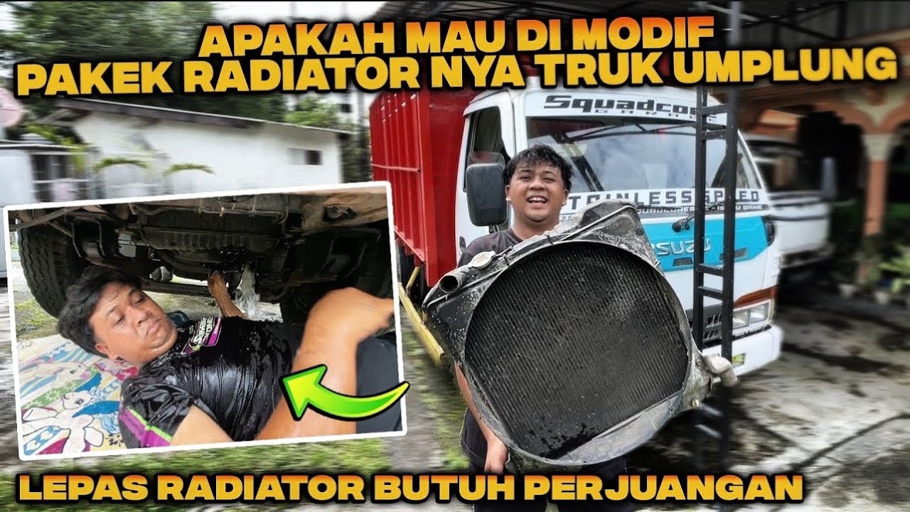 GANTI RADIATOR GEDE⁉️PERMINTAAN SUBSCRIBER PERAWATAN RADIATOR TRUK SC 03