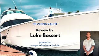 Exclusive walkthrough on a 90 foot Viking yacht! Privately owned and not even on the market!