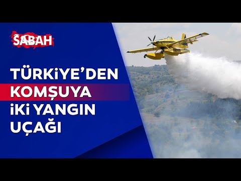 Türkiye Yunanistan'a iki yangın söndürme uçağı yolluyor