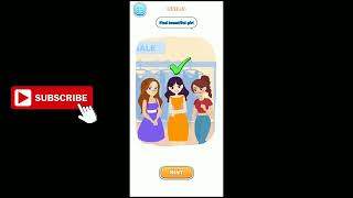 Brain Test - Thinking Game Level 59 Find beautiful girl screenshot 5