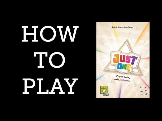 How to Play - Just One 