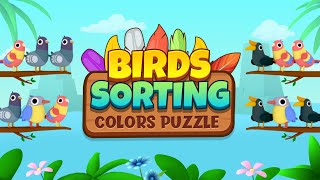 Bird Sorting Colors Puzzle Game Play | Game Trailer | Most Satisfying Game screenshot 4