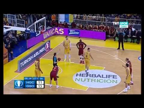 Eurocup Yarı Final 2.Maç | Gran Canaria-Galatasaray Odeabank (06.04.2016)