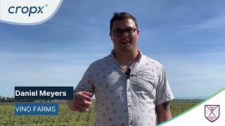 Vino Farms uses CropX soil sensors and Actual ET to track field water use and better irrigate