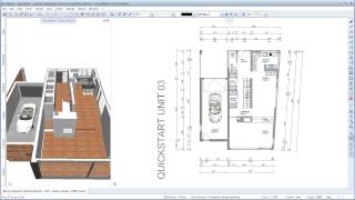 Allplan 2014 Quickstart (EN) - Using SmartParts for Furnishing - CAD Tutorials