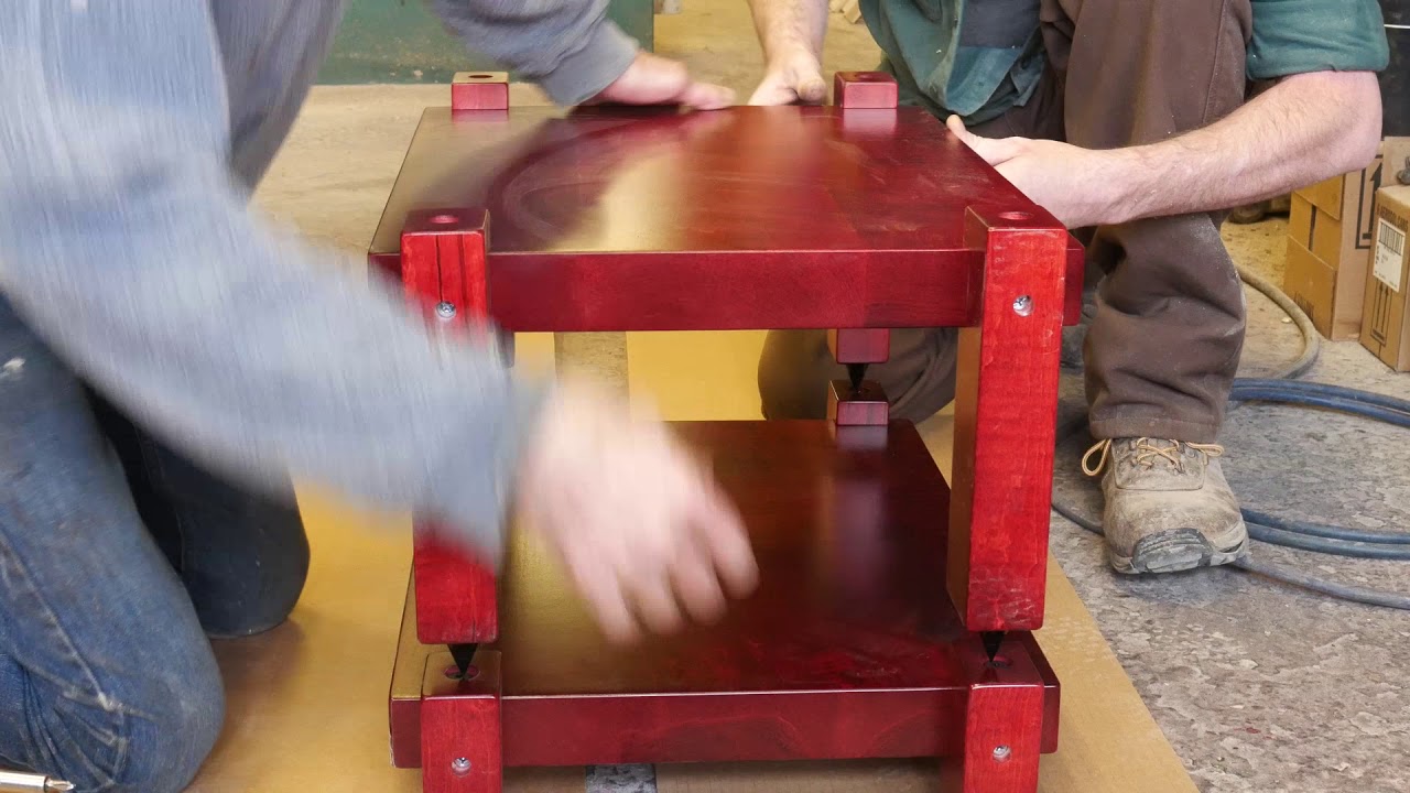 How to assemble  a Timbernation Hi-end Audio stereo Stack Rack