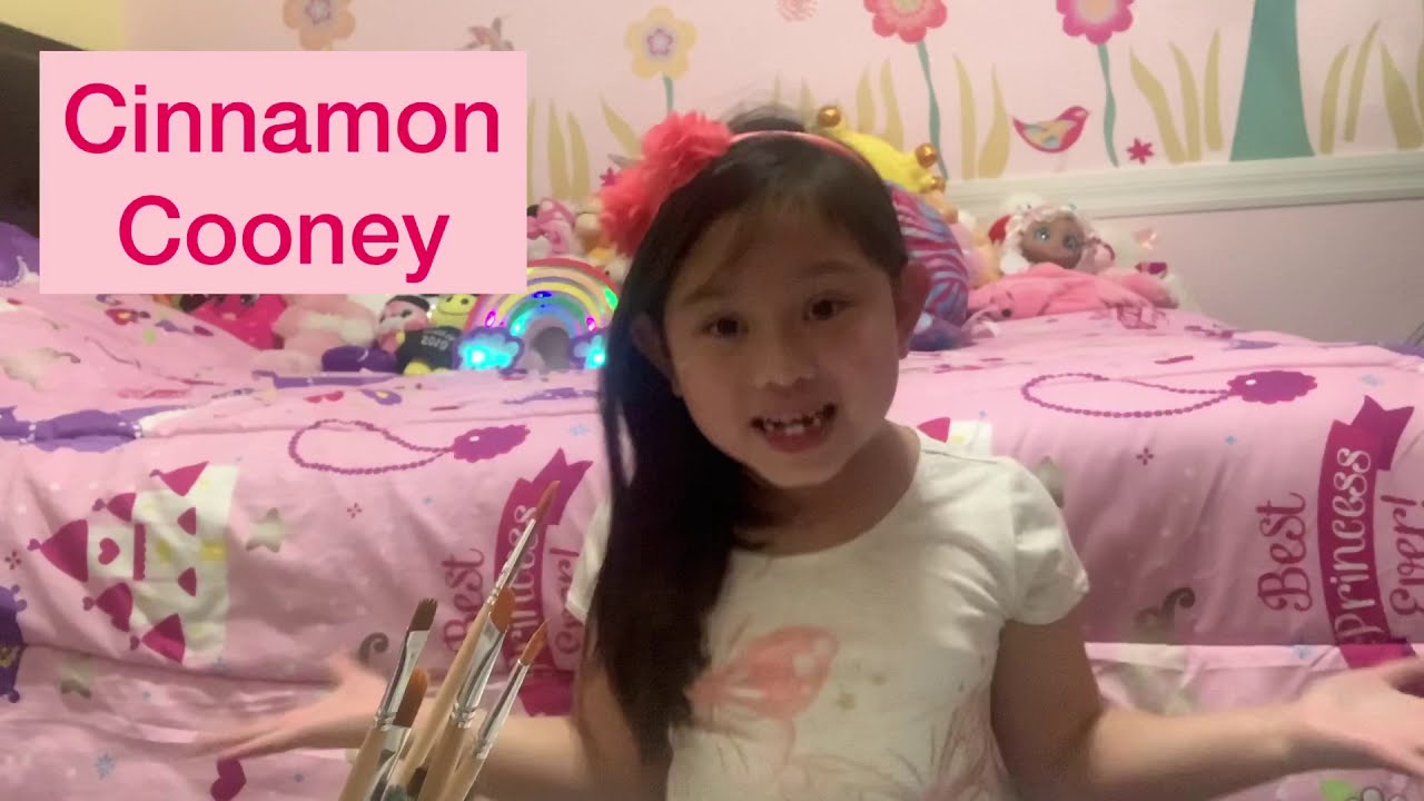 Jiana learns to make rainbow tree inspired by the art sherpa - YouTube