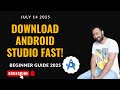 How to Download Android Studio in 2025 (Step-by-Step for Beginners) #shorts #viral #coding #android