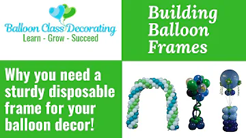 DIY How to make a Balloon Pole and Base and other heavy duty disposable frames