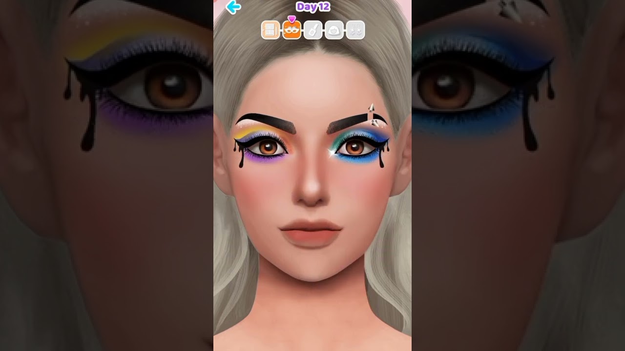 Makeup art game day 12 | Makeup  game | android| @unique Afsana Gaming