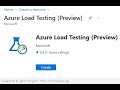 Azure Load Testing