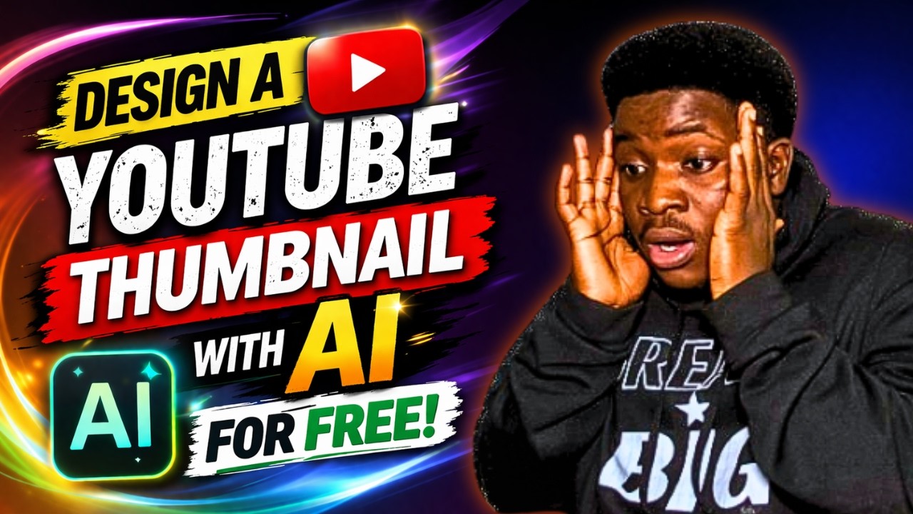 How To Design YouTube Thumbnails For Free Using AI | Step By Step ...