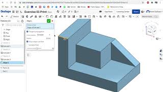 Onshape Exercise Part 01 || Clip 4 of 7