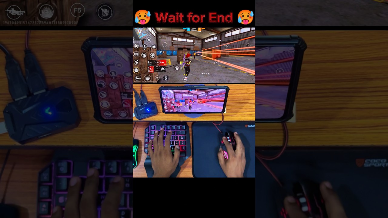 🔥Free Fire Gaming Setup 🔥|⌨️🖱📱 Mixpro Moowii Gaming 