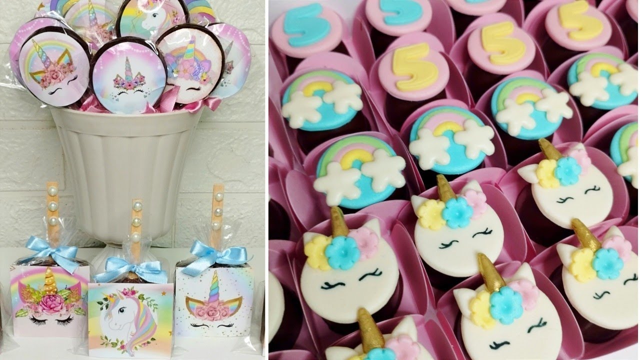 DOCES PERSONALIZADOS UNICÓRNIO MUITO FÁCEIS DE FAZER
