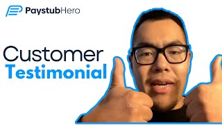 Check stub maker Testimonial - PaystubHero