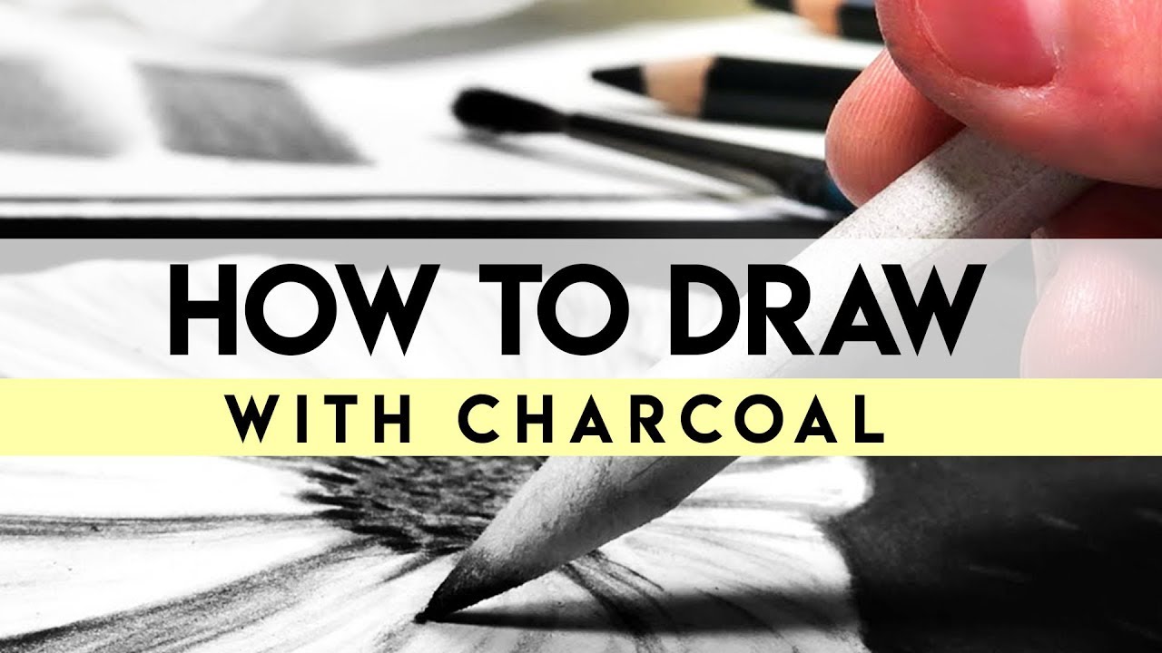 How to Create a Blended Black and White Charcoal Drawing