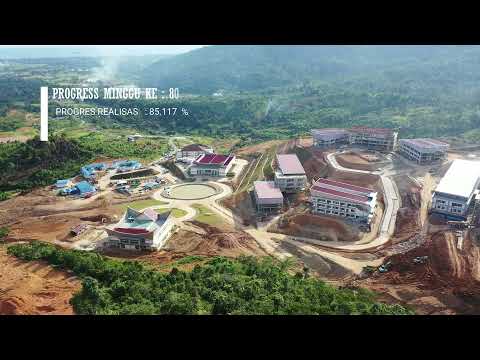 Proyek Pembangunan Kampus III UIN Imam Bonjol Padang Progress Minggu ke 80