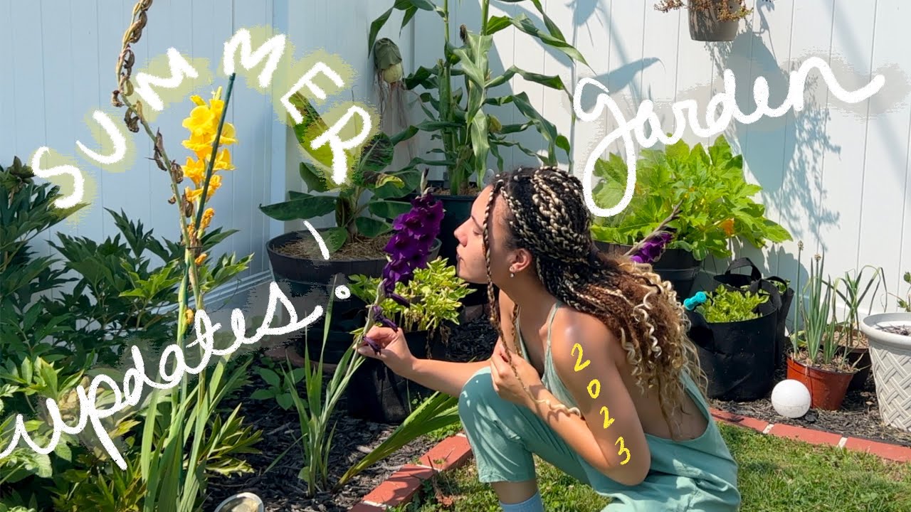 SUMMER GARDEN UPDATES | GARDEN TOUR 2023 👩‍🌾🪴🍌🥬