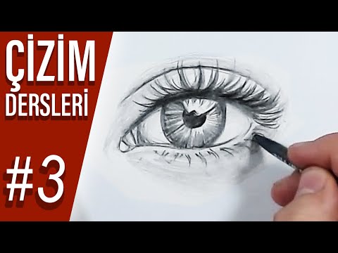 Adım Adım Gerçekçi Göz Nasıl Çizilir? - Çizim Dersleri #3