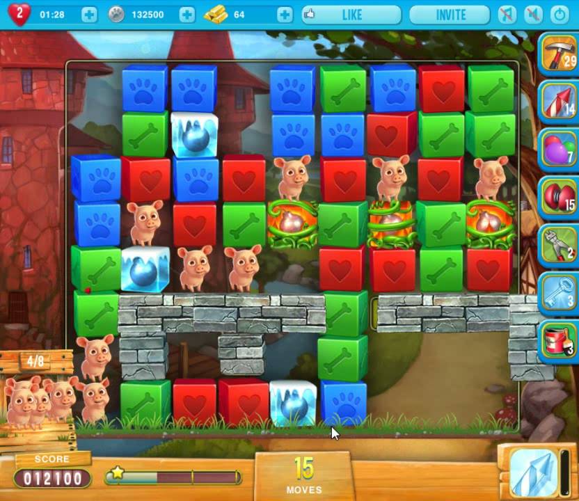 Pet Rescue Saga level 1192 no hammers 😈 ►TOBIAS DEAMON◄