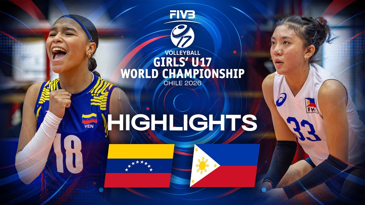 Venezuela 🇻🇪 vs. Philippines 🇵🇭 - Highlights | Pool Play | Girls' U17 World Championship 2026