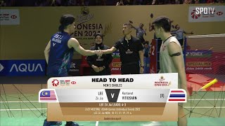 [BWF] MS - Quarterfinals｜LEE Zii Jia vs Kunlavut VITIDSARN H/L | KAPAL API INDONESIA OPEN 2024