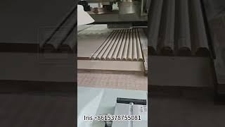 Profiled wood cnc router machine | Grooved board making machine | Straight-Row Wavy Board Cutting