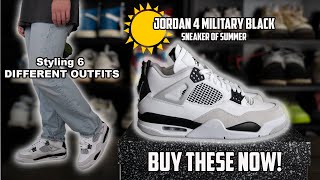 Styling the Military Black Jordan 4 - The Sneaker of Summer