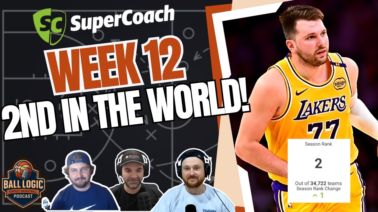 💥 NBA SuperCoach | Week 12 | 2nd IN THE WORLD! 😯