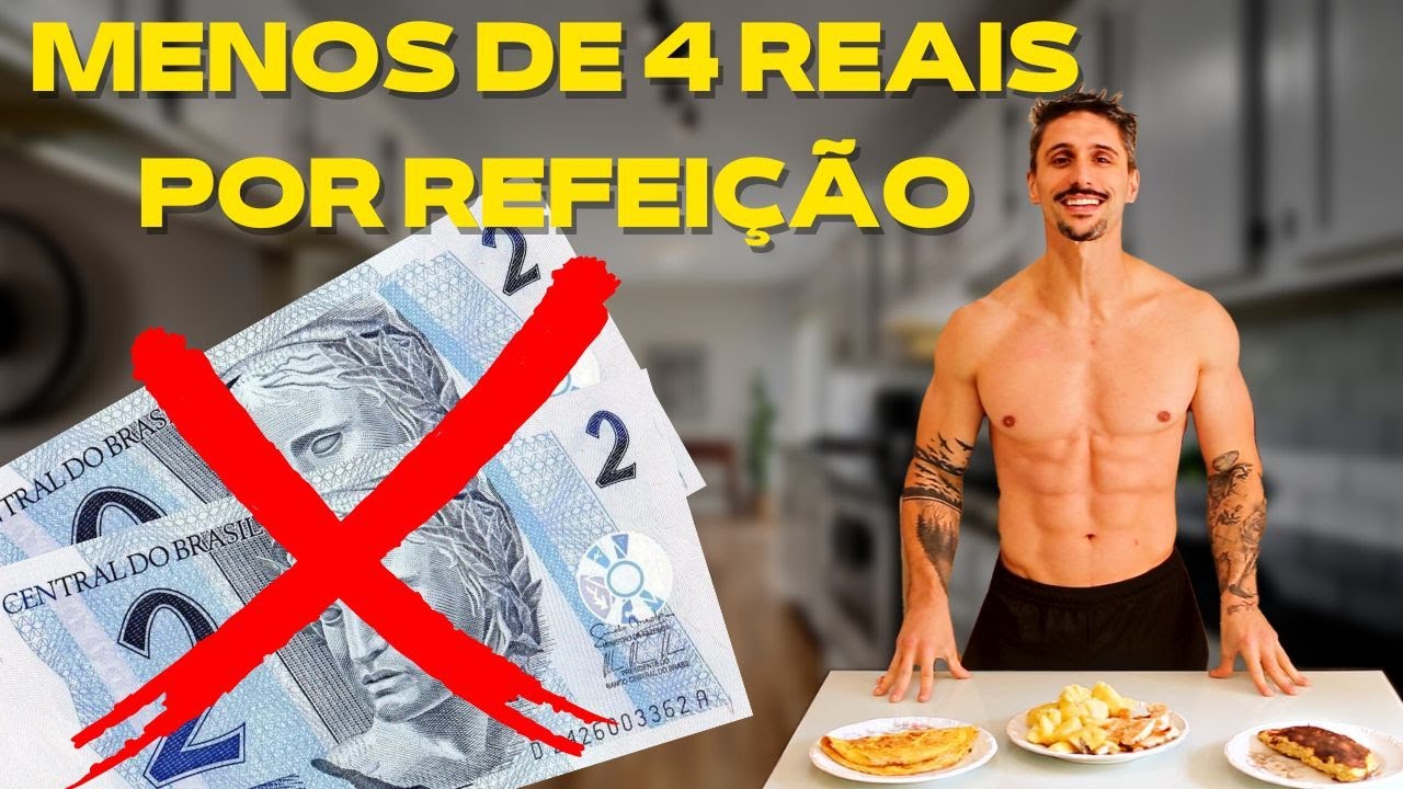 3 REFEIÇÕES BARATAS pra ganhar massa muscular