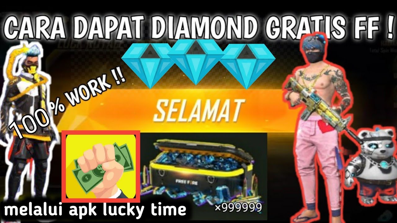 Cara Mendapatkan Diamond FF Gratis 2021 Melalui Aplikasi Lucky Time